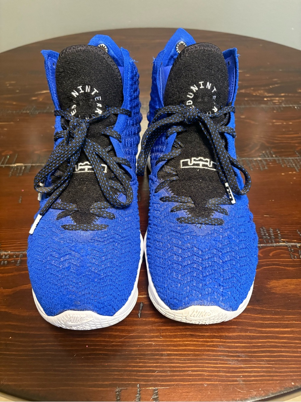 Lebron 17 Blue/White size 10